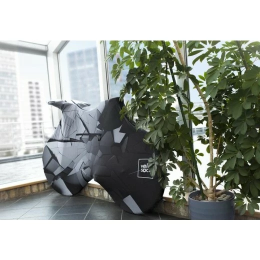 VeloSock Full MTB Cover - MTB - Grå/Sort/lysgrå 6 VeloSock Full MTB Cover - MTB - Grå/Sort/lysgrå - Billede 4