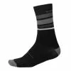 Endura BAABAA MERINO STRIPE Strømpe - MAT SORT -Cykeltøj Salg 12928603 9254849111081347