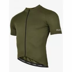 Cykel Jersey Fusion C3 - GreenMelange -Cykeltøj Salg c3 cycling jersey 0198 green 1front low