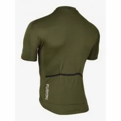 Cykel Jersey Fusion C3 - GreenMelange -Cykeltøj Salg c3 cycling jersey 0198 green 2back low
