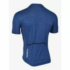Fusion Cykel Jersey C3 - BlueMelange Unisex -Cykeltøj Salg c3 cycling jersey 0198 night blue 2back low