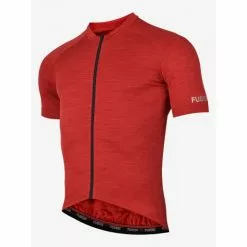Cykel Jersey Fusion C3 - RedMelange Unisex -Cykeltøj Salg c3 cycling jersey 0198 red 1front low