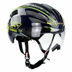 SPEEDairo 2 RS Blue-neon Yellow ( Incl.Vautron Visor ) Cykelhjelm.