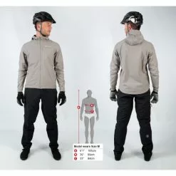 Endura MT500 Cykeljakke - Herre - Vandtæt - FossilGrå -Cykeltøj Salg e9156 detail e9156fo size m