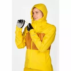 Endura SingleTrack Jakke Ll - Dame - Saffron -Cykeltøj Salg e9177 detail bp04