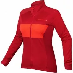 Endura Dame FS260 PRO JETSTREAM L/S JERSEY II - RustRød