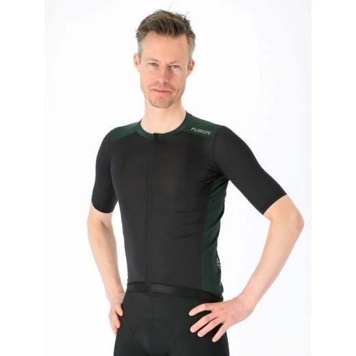 Fusion Herre Cykel Jersey - Green 5 Fusion Herre Cykel Jersey - Green - Billede 3