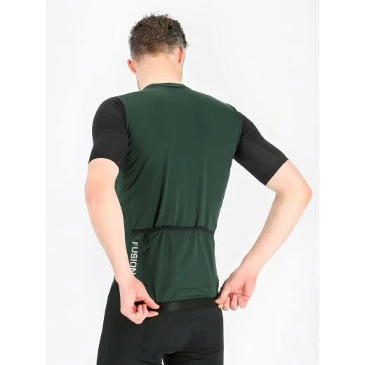 Fusion Herre Cykel Jersey - Green 4 Fusion Herre Cykel Jersey - Green - Billede 2