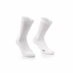Assos Essence High Cykel Strømper (2pack) Hvid.
