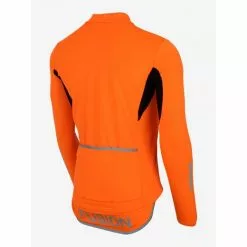 Cykeljakke Fusion S3 Fluo-Orange Unisex -Cykeltøj Salg s3 cycling jacket 0039 orange 2back low