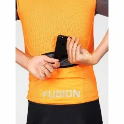 Fusion Cykel SLi Vest - Orange 11 Fusion Cykel SLi Vest - Orange -Cykeltøj Salg sli cycling vest 0167 orange neon 5back low