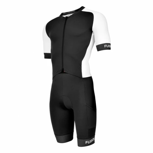 Fusion Speed Suit V2 - Sort/Hvid 5 Fusion Speed Suit V2 - Sort/Hvid - Billede 3