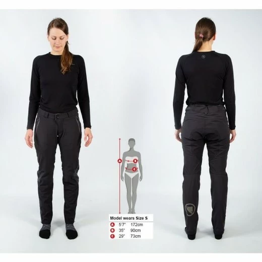 Endura MT500 Spray Bukser Dame - Sort 9 Endura MT500 Spray Bukser Dame - Sort - Billede 7